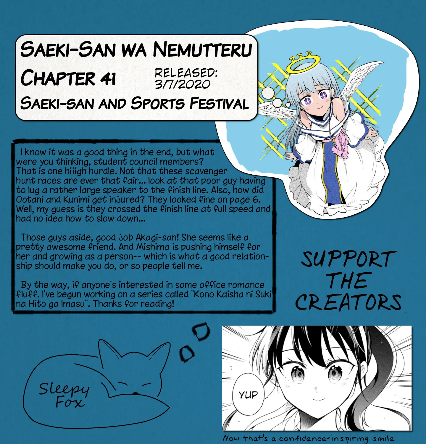 Dignified asleep SAEKI Chapter 41 page 37 - MangaNato