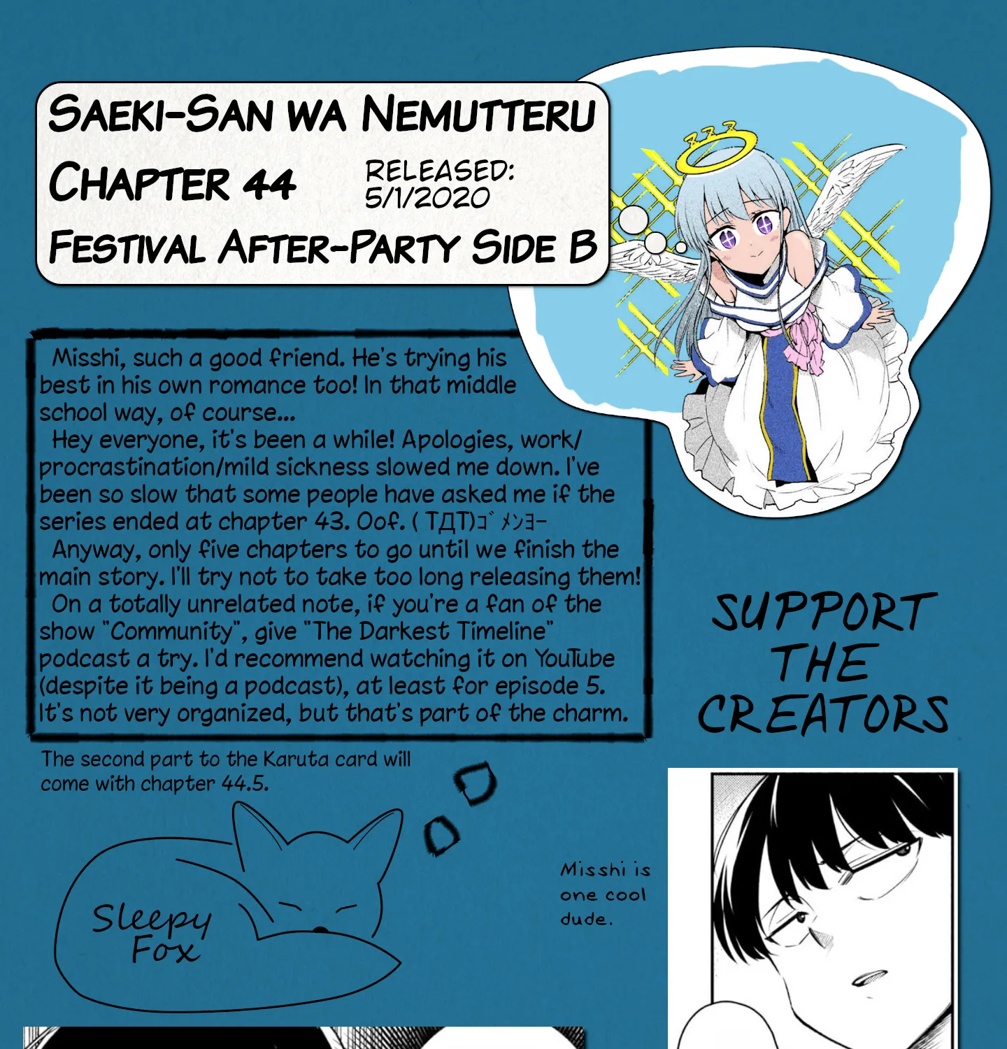 Dignified asleep SAEKI Chapter 44 page 19 - MangaNato