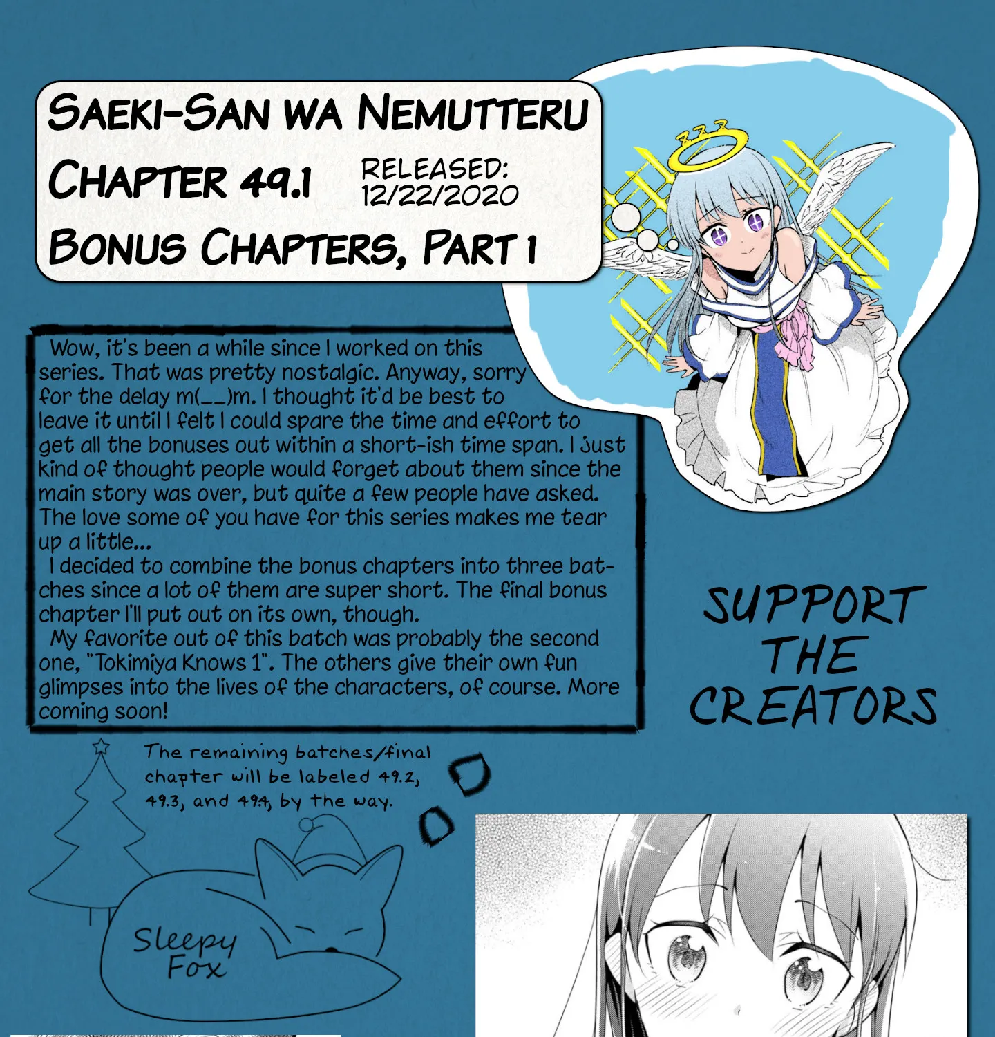 Dignified asleep SAEKI Chapter 49.1 page 23 - MangaNato