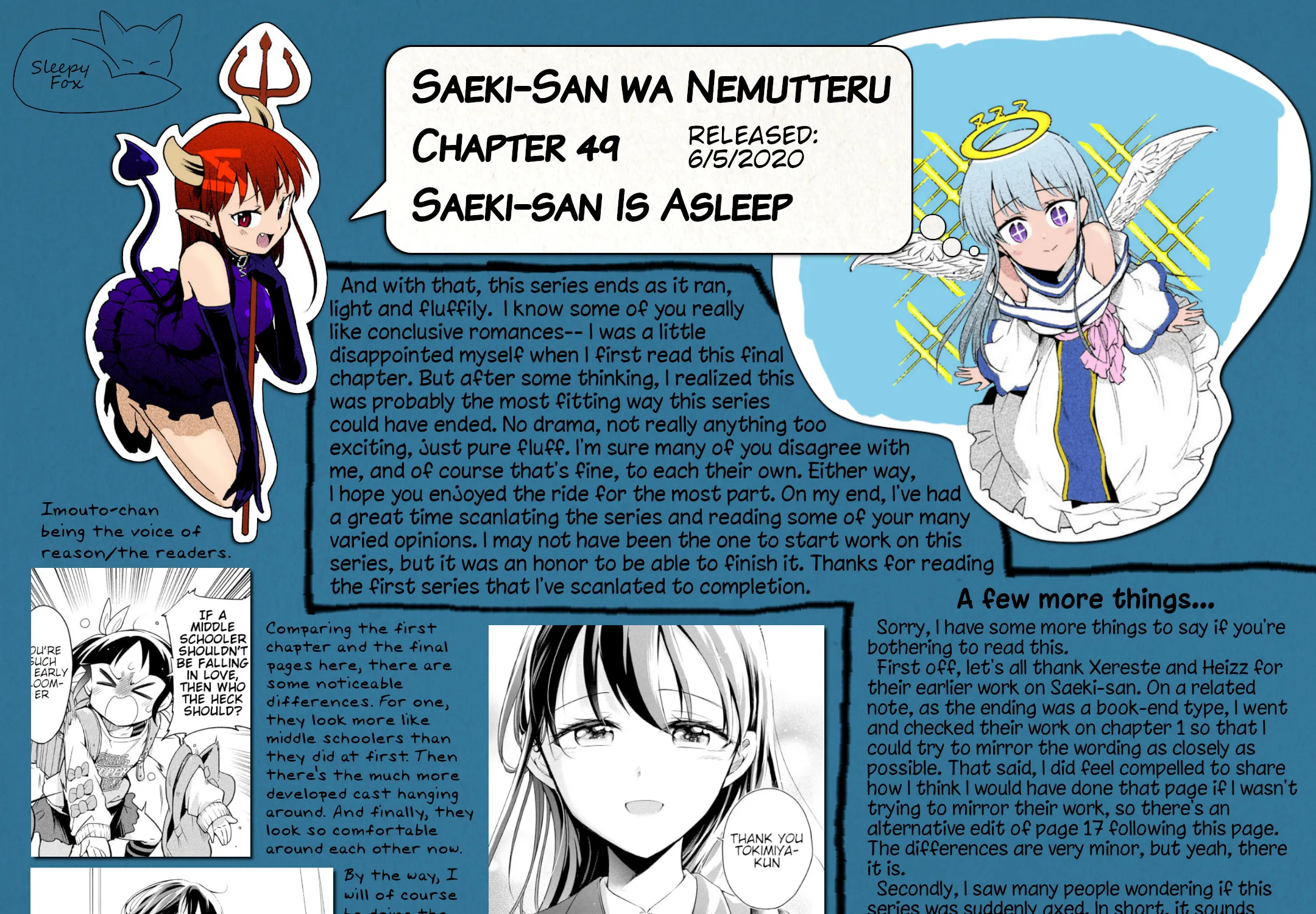 Dignified asleep SAEKI Chapter 49 page 39 - MangaNato