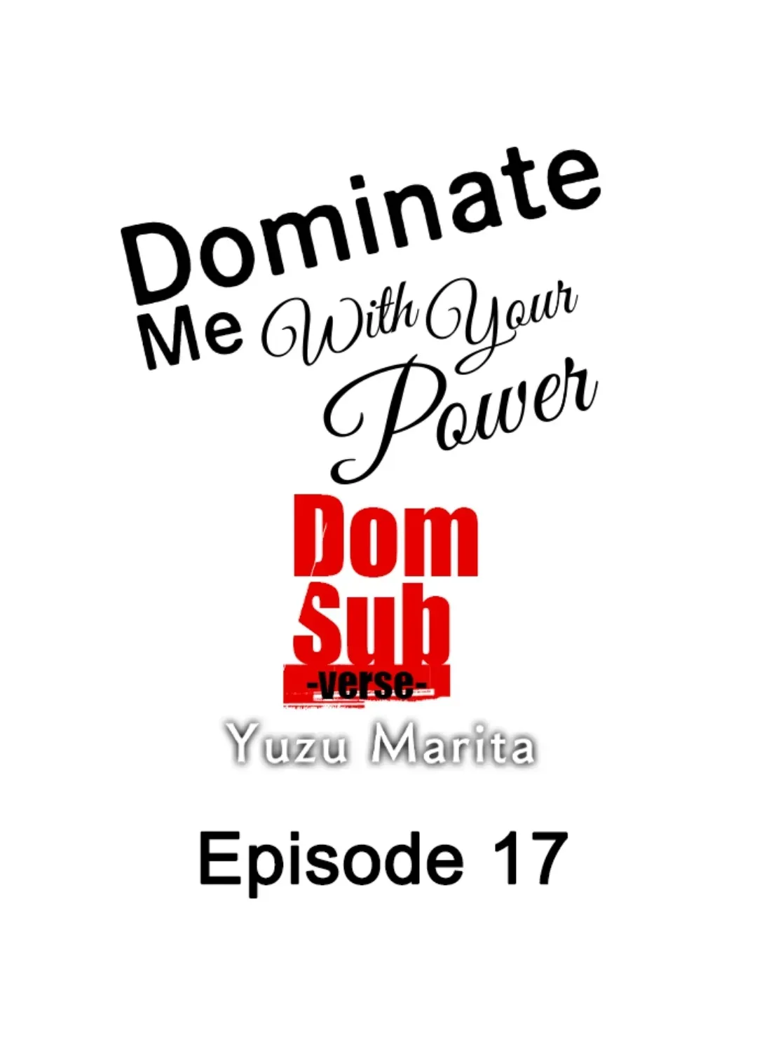 Dominate Me With Your Power －Dom/sub-Verse － Chapter 17 page 2 - MangaKakalot