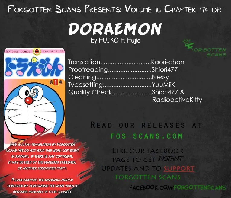 Doraemon Chapter 174 page 1 - MangaNato