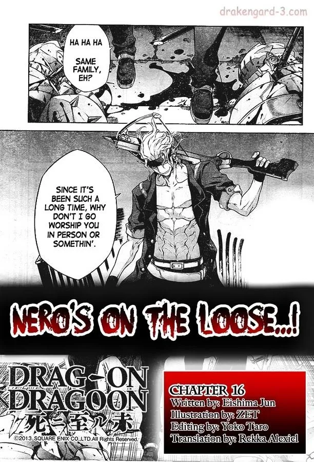 Drag-On Dragoon - Shi ni Itaru Aka Chapter 16 page 1 - MangaKakalot