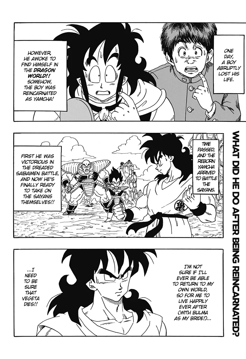 Dragon Ball Gaiden: That Time I Got Reincarnated As Yamcha! Chapter 2 page 2 - MangaNato