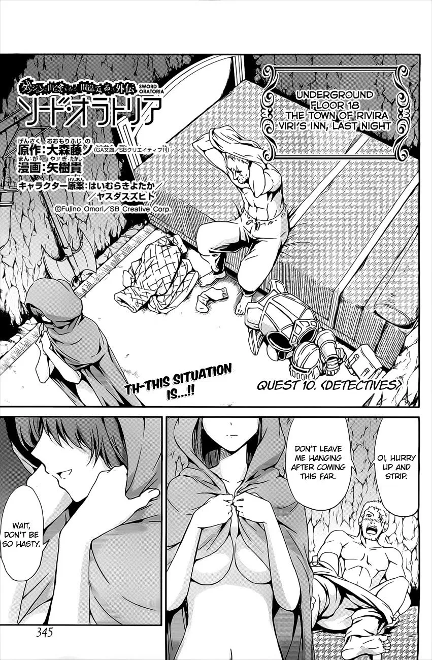 Dungeon Ni Deai O Motomeru No Wa Machigatte Iru Darou Ka Gaiden - Sword Oratoria - Page 1