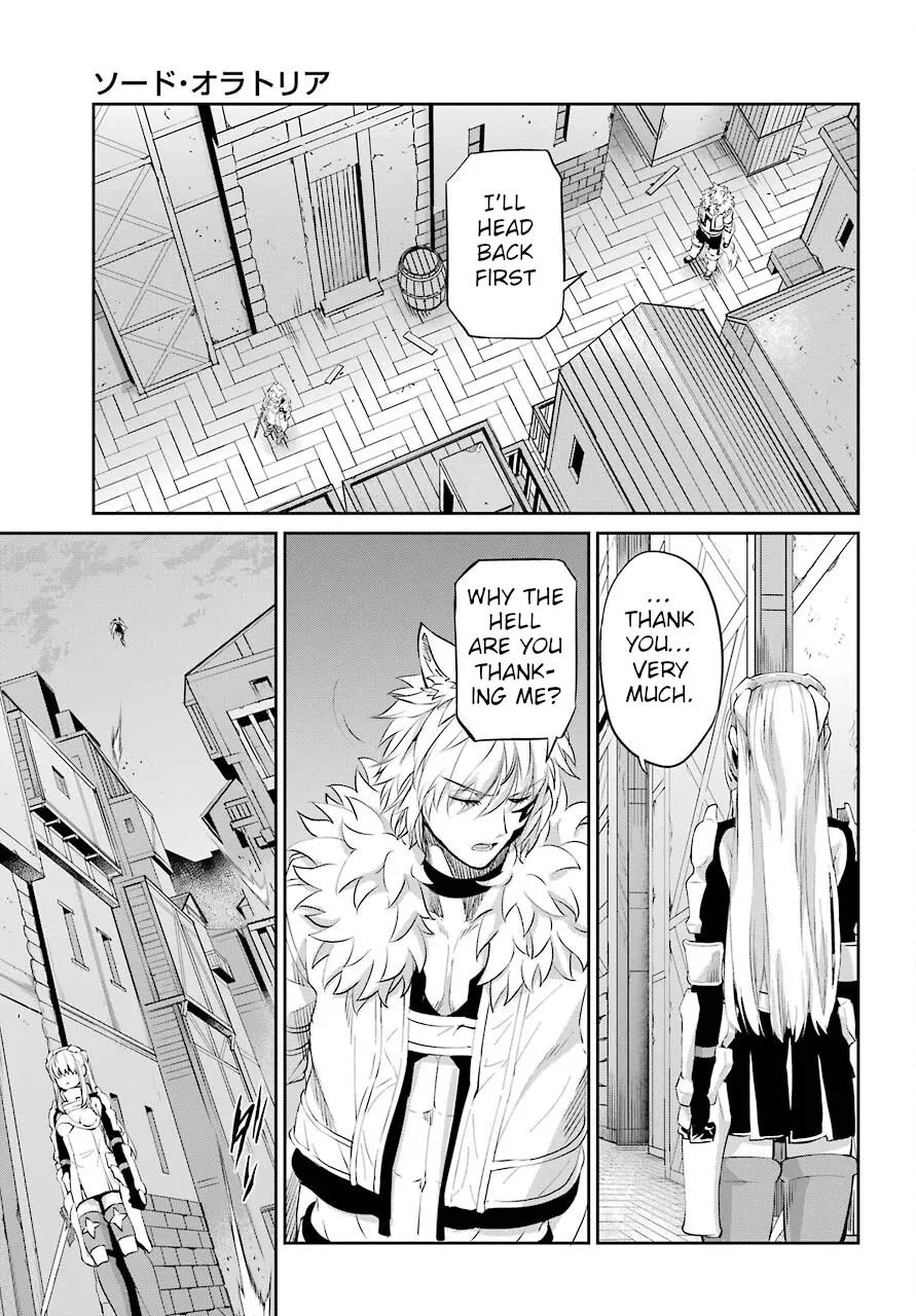 Dungeon Ni Deai O Motomeru No Wa Machigatte Iru Darou Ka Gaiden - Sword Oratoria Chapter 91 page 35 - MangaNato