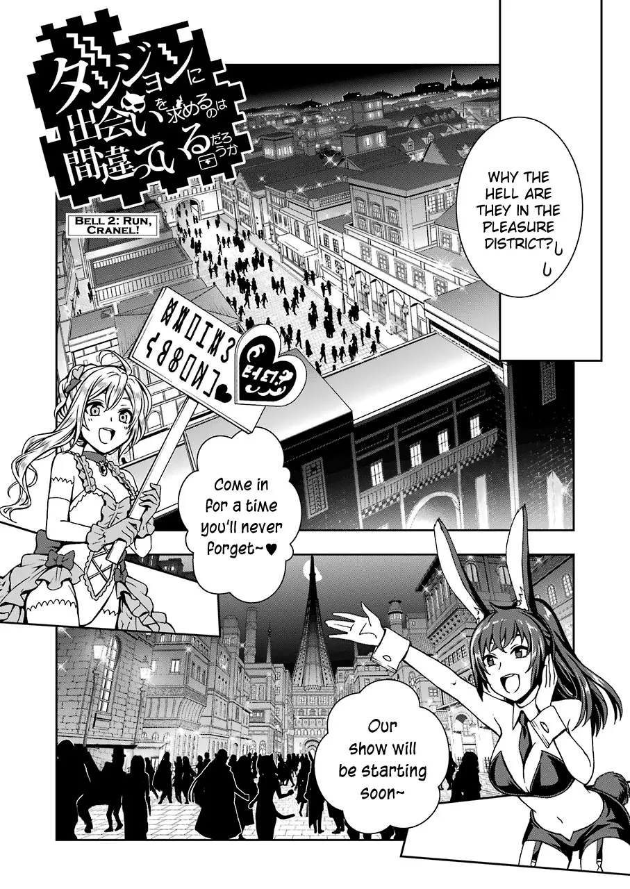 Dungeon ni Deai wo Motomeru no wa Machigatteiru Darou ka II Chapter 2 page 5 - MangaNato