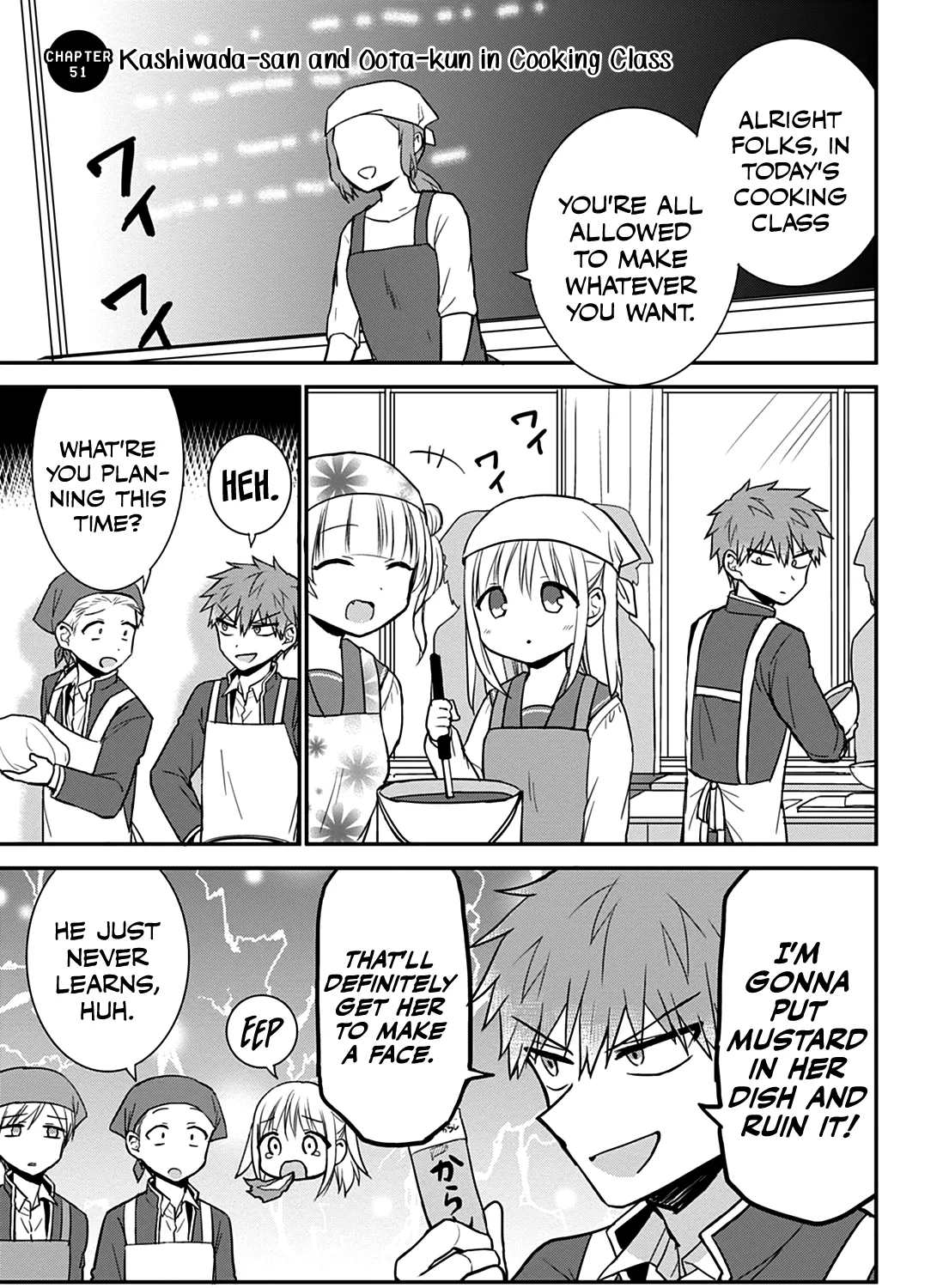 Expressionless Kashiwada-San And Emotional Oota-Kun Chapter 51 page 7 - MangaNato