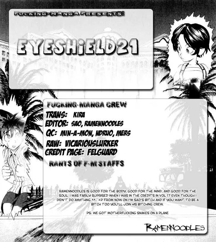 Eyeshield 21 Chapter 153 page 1 - MangaKakalot