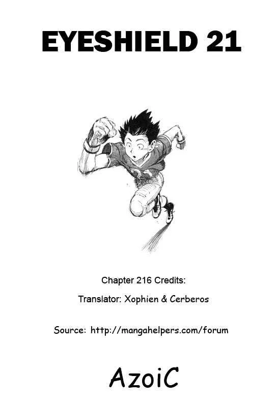 Eyeshield 21 Chapter 216 page 20 - MangaKakalot