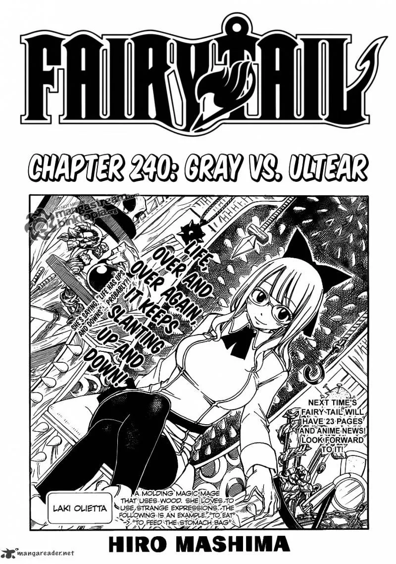 Fairy Tail Chapter 240 page 1 - MangaKakalot