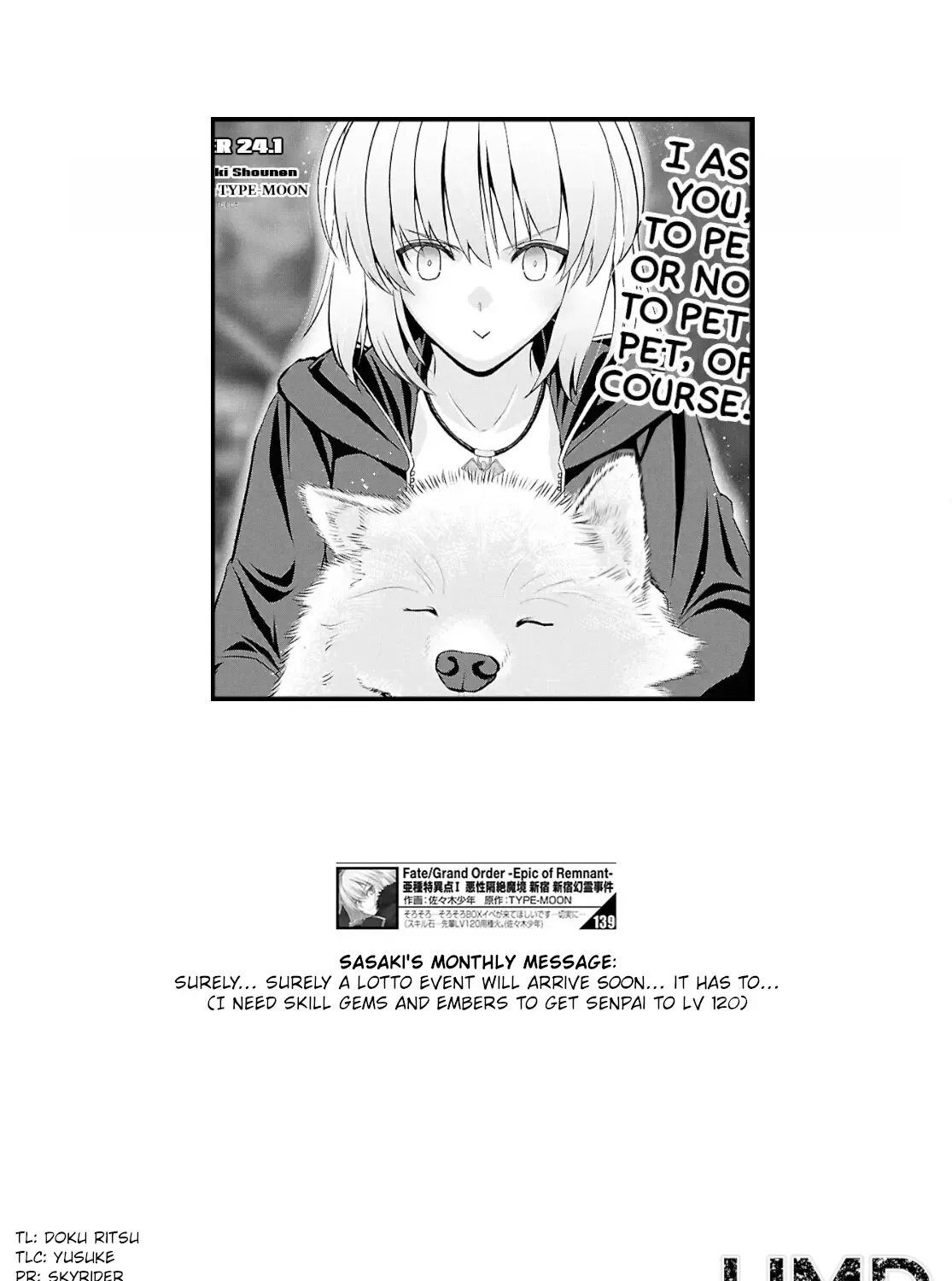 Fate/Grand Order: Epic of Remnant - Pseudo-Singularity I: Quarantined Territory of Malice, Shinjuku - Shinjuku Phantom Incident Chapter 24.1 page 25 - MangaNato