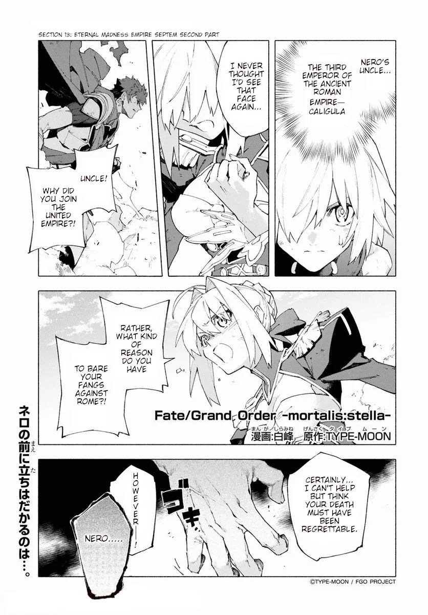 Fate/Grand Order -mortalis:stella- Chapter 13.2 page 1 - MangaKakalot