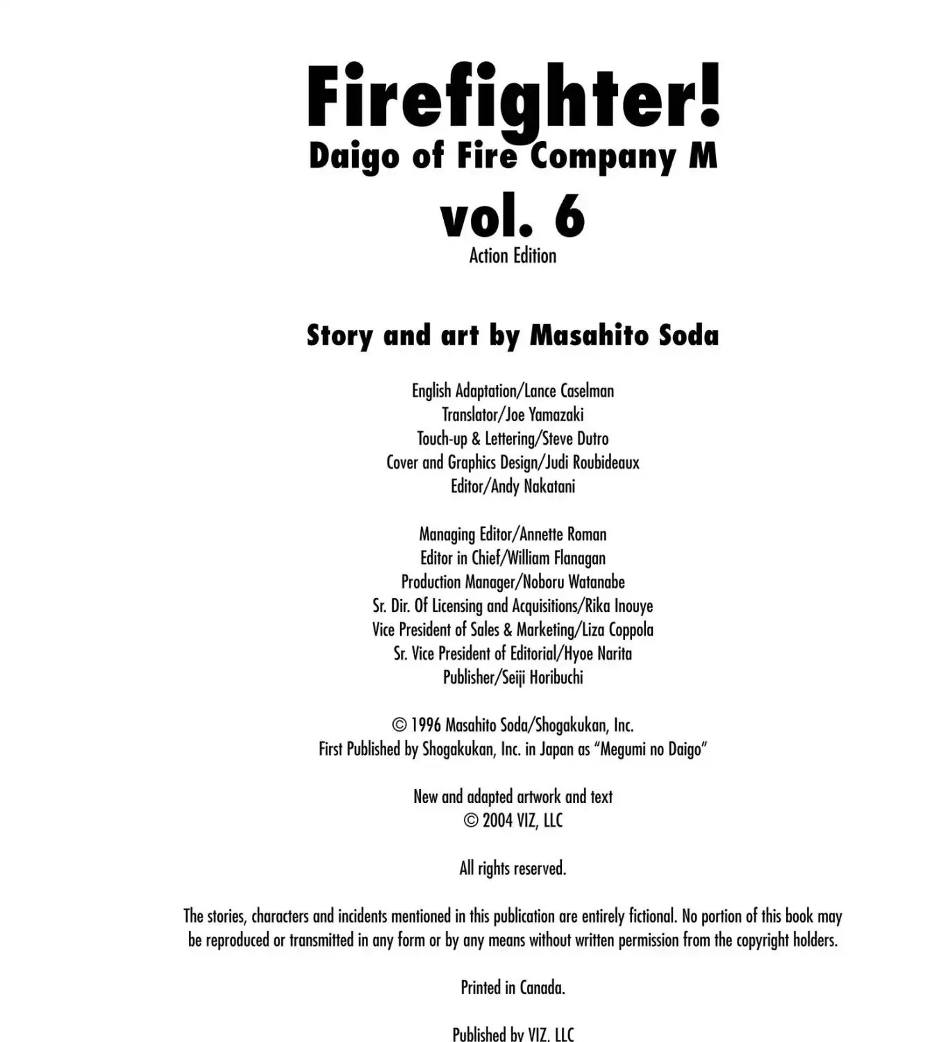 Firefighter! Daigo Of Fire Company M - Page 6