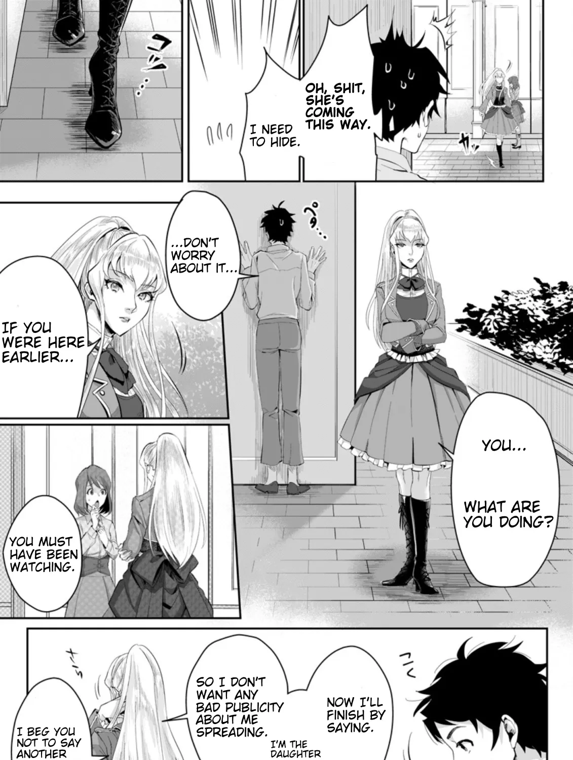 Gakuenmono No Otome Game No Sekai Ni Tensei Shita Kedo, Cheat-Mochi No Haikei Danshi Seitodatta You Desu Chapter 1.3 page 16 - MangaKakalot