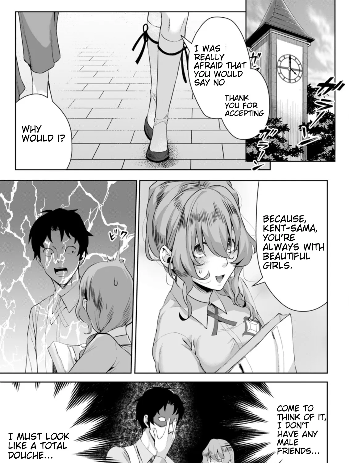 Gakuenmono No Otome Game No Sekai Ni Tensei Shita Kedo, Cheat-Mochi No Haikei Danshi Seitodatta You Desu Chapter 4.1 page 6 - MangaKakalot