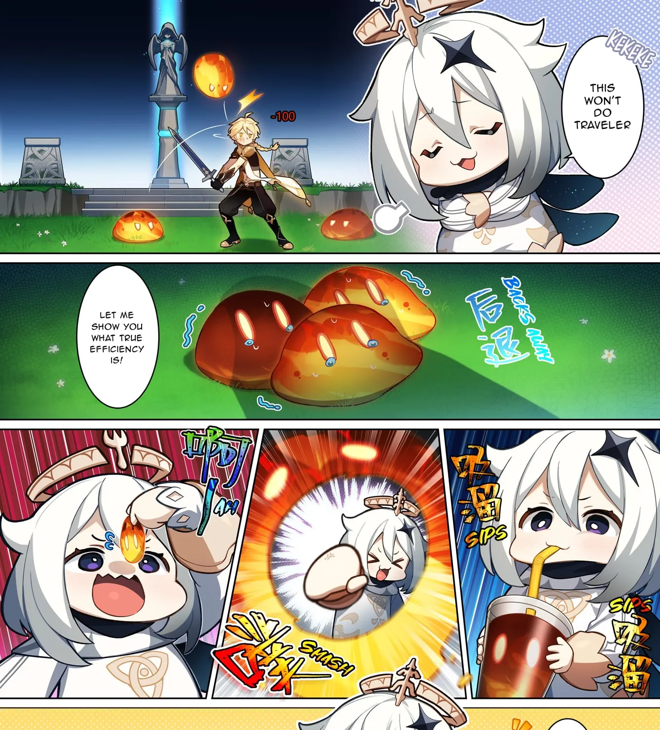 Genshin Impact 4-Koma - Page 1