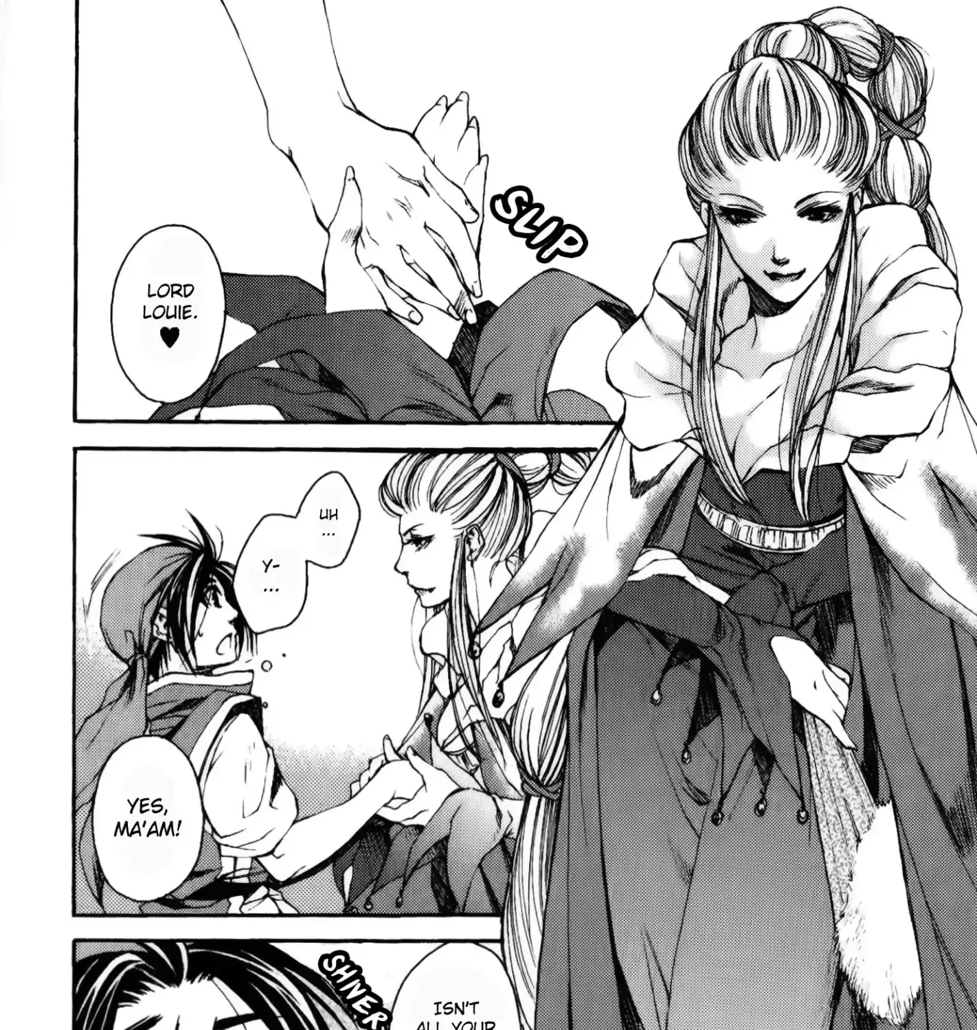 Gensou Suikoden: Uke Tsugareshi Monshou Chapter 1 page 28 - MangaKakalot