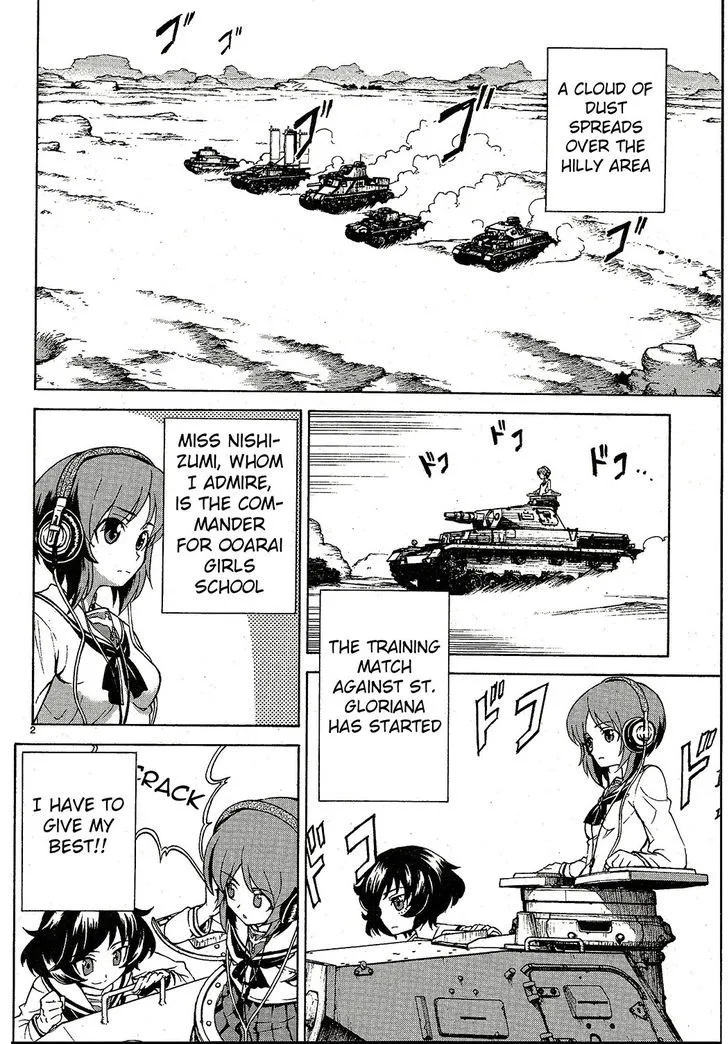 Girls & Panzer Chapter 4 page 2 - MangaNato