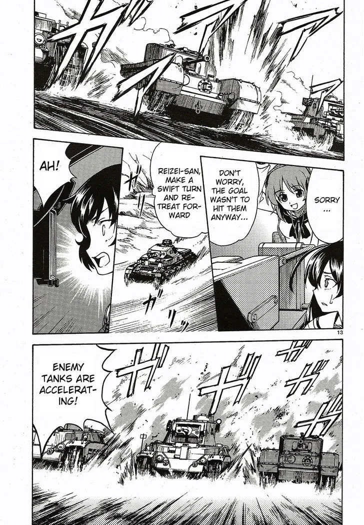 Girls & Panzer Chapter 4 page 13 - MangaNato