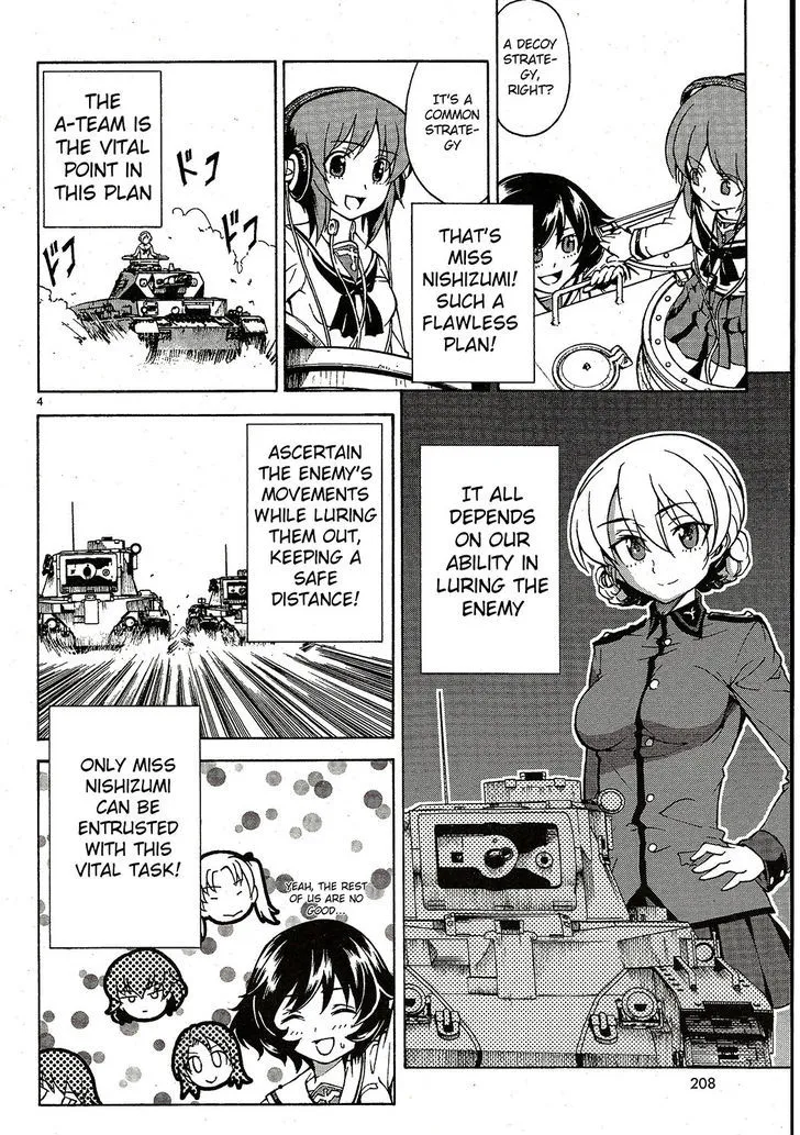 Girls & Panzer Chapter 4 page 4 - MangaNato