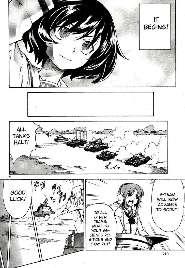 Girls & Panzer Chapter 4 page 6 - MangaNato