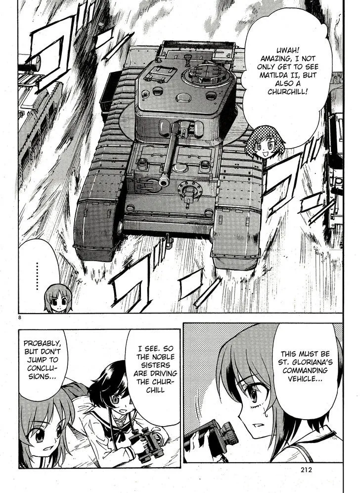 Girls & Panzer Chapter 4 page 8 - MangaNato