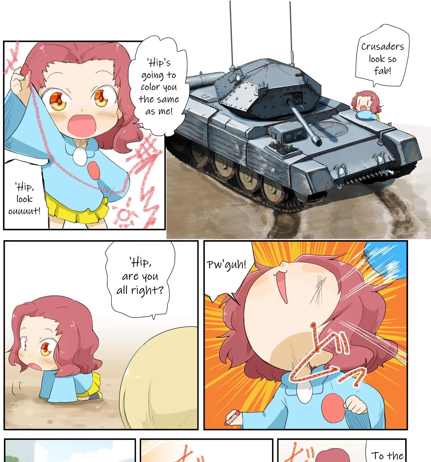 Girls und Panzer Kindergarten Returns Chapter 19 page 7 - MangaKakalot