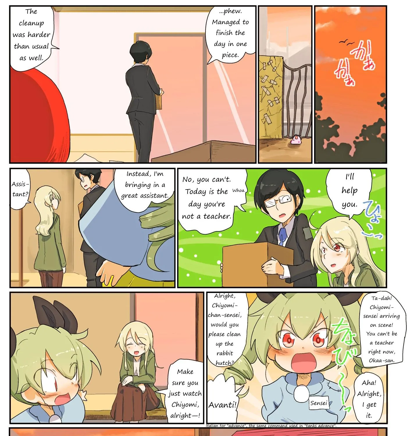 Girls und Panzer Kindergarten Returns Chapter 85 page 12 - MangaKakalot