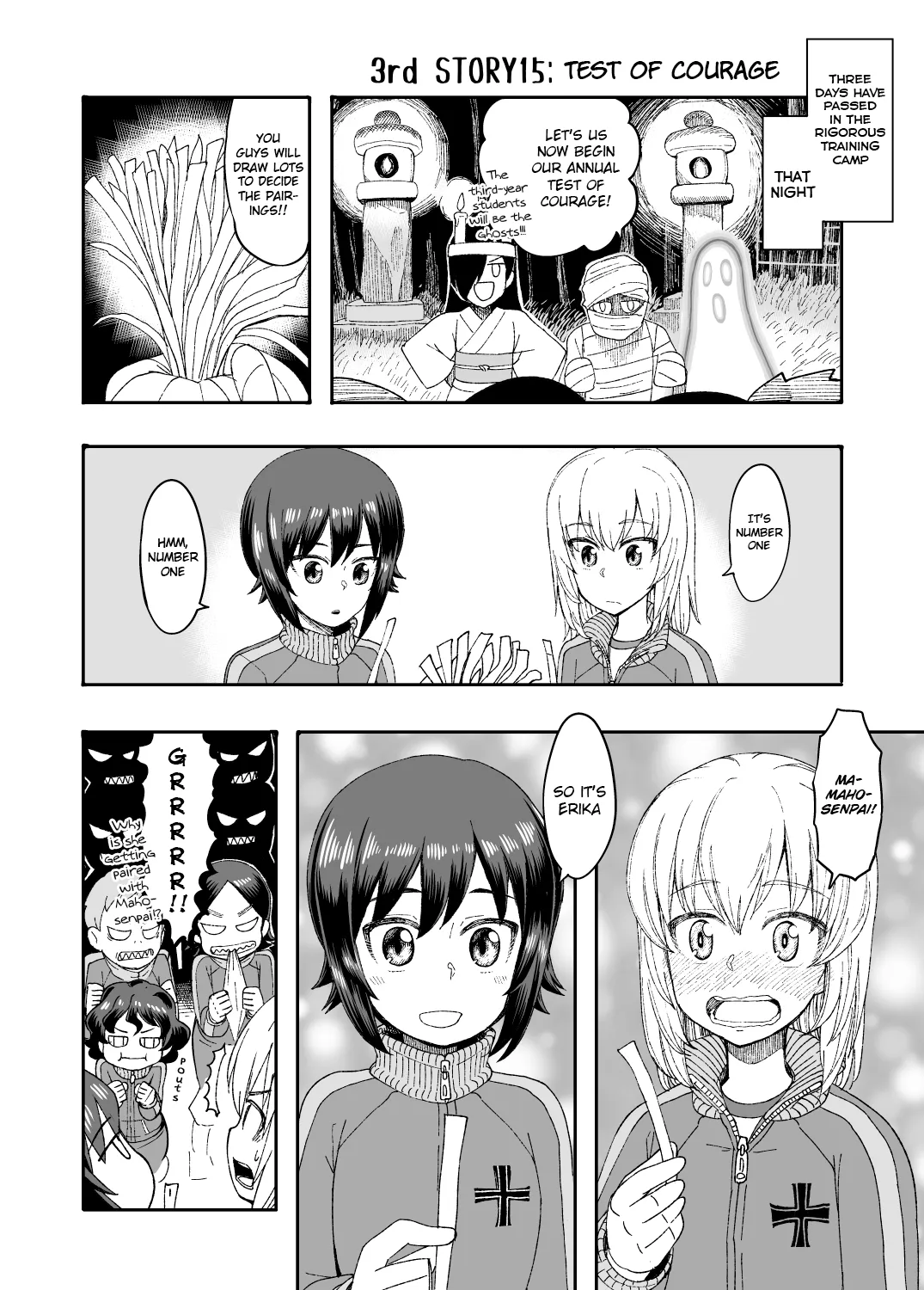 Girls und Panzer - Middleschool Miho and Erika (Doujinshi) Chapter 15 page 1 - MangaKakalot