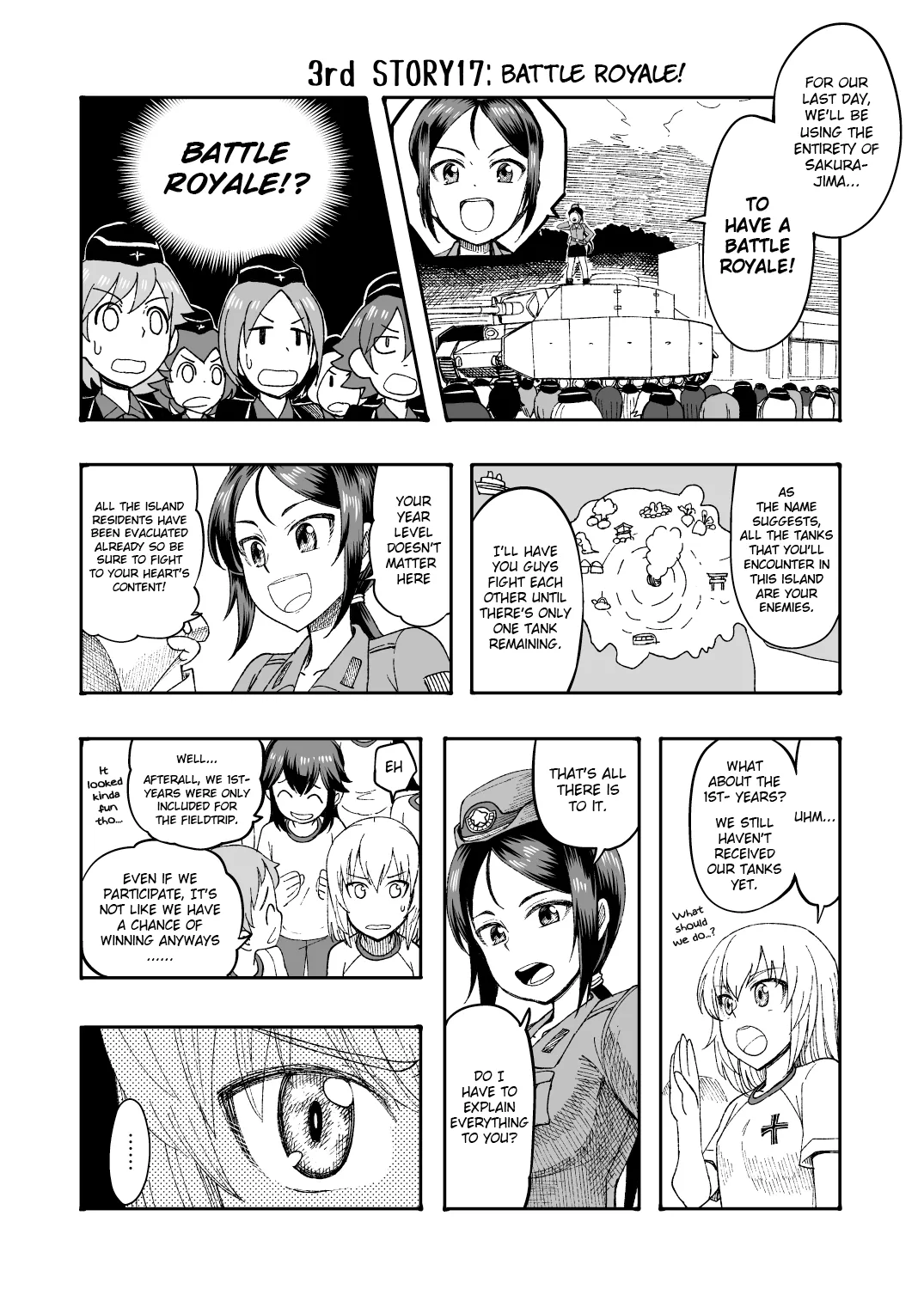 Girls und Panzer - Middleschool Miho and Erika (Doujinshi) Chapter 17 page 1 - MangaKakalot