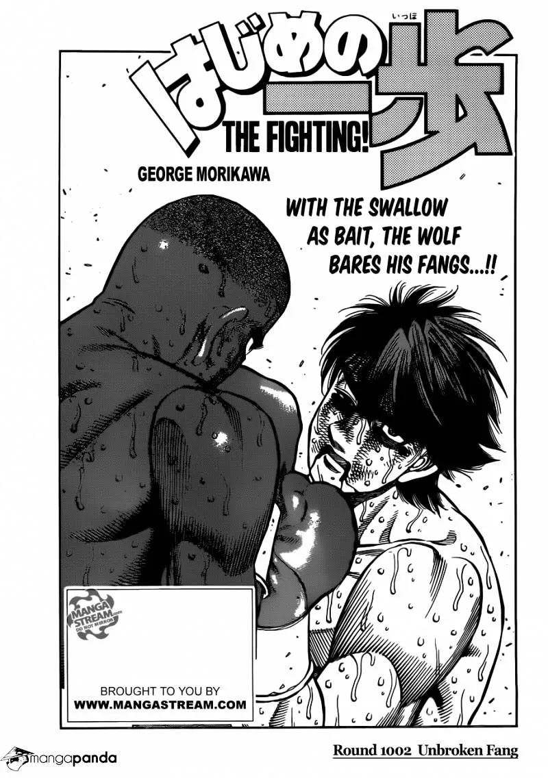 Hajime No Ippo Chapter 1002 page 1 - Mangabat