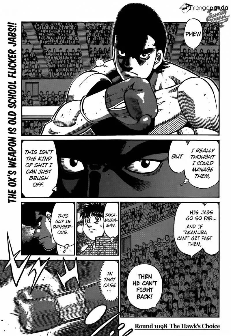 Hajime No Ippo Chapter 1096 page 1 - Mangabat