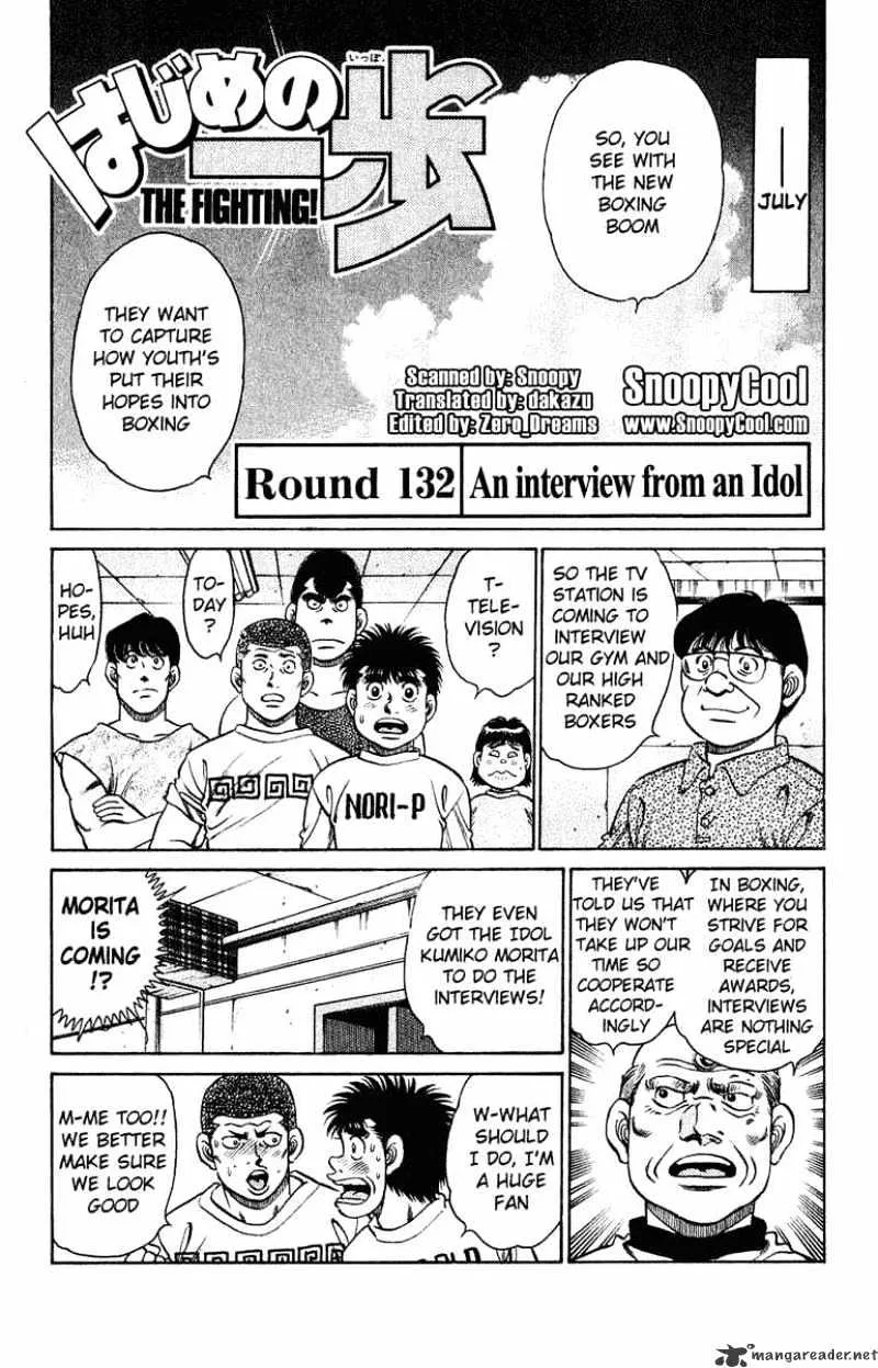 Hajime No Ippo Chapter 132 page 1 - Mangabat