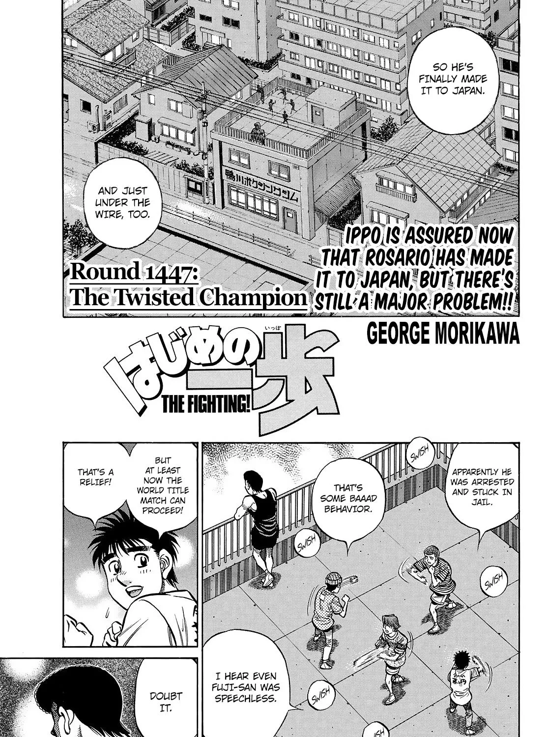 Hajime No Ippo Chapter 1447 page 1 - Mangabat