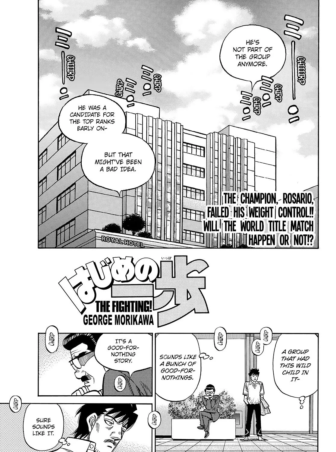 Hajime No Ippo Chapter 1448 page 1 - Mangabat