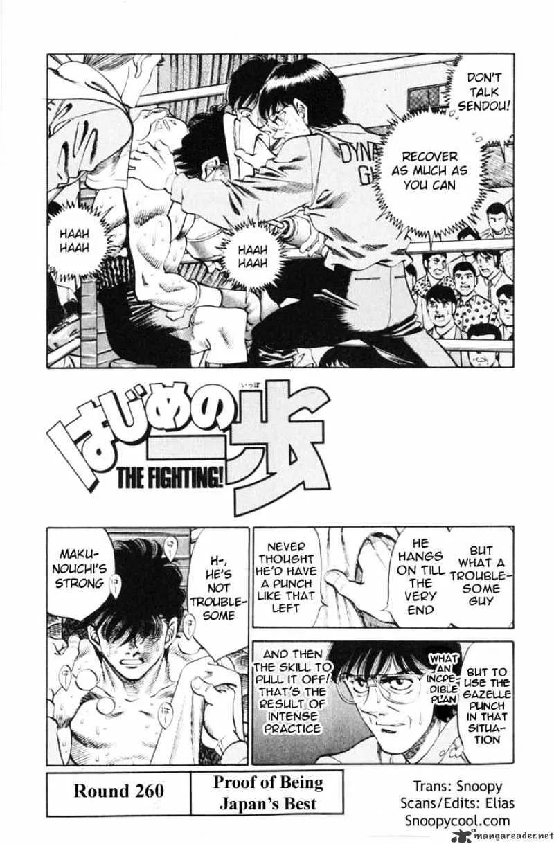 Hajime No Ippo Chapter 260 page 4 - Mangabat