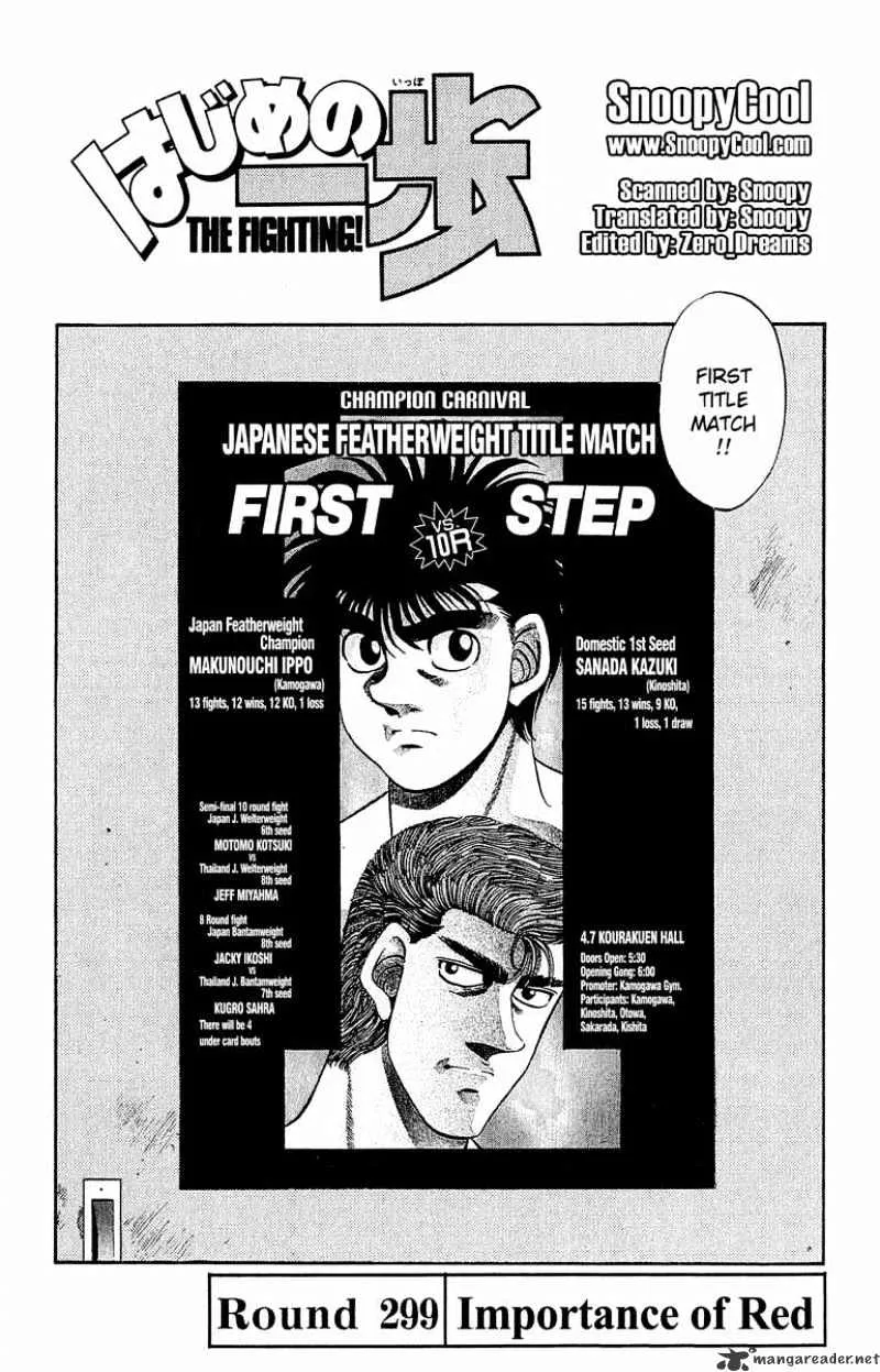 Hajime No Ippo Chapter 299 page 2 - Mangabat