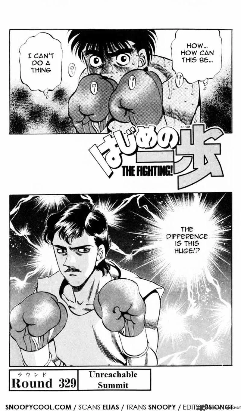 Hajime No Ippo Chapter 329 page 1 - Mangabat