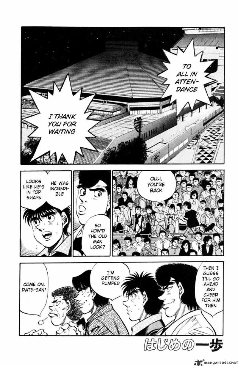 Hajime No Ippo Chapter 333 page 1 - Mangabat