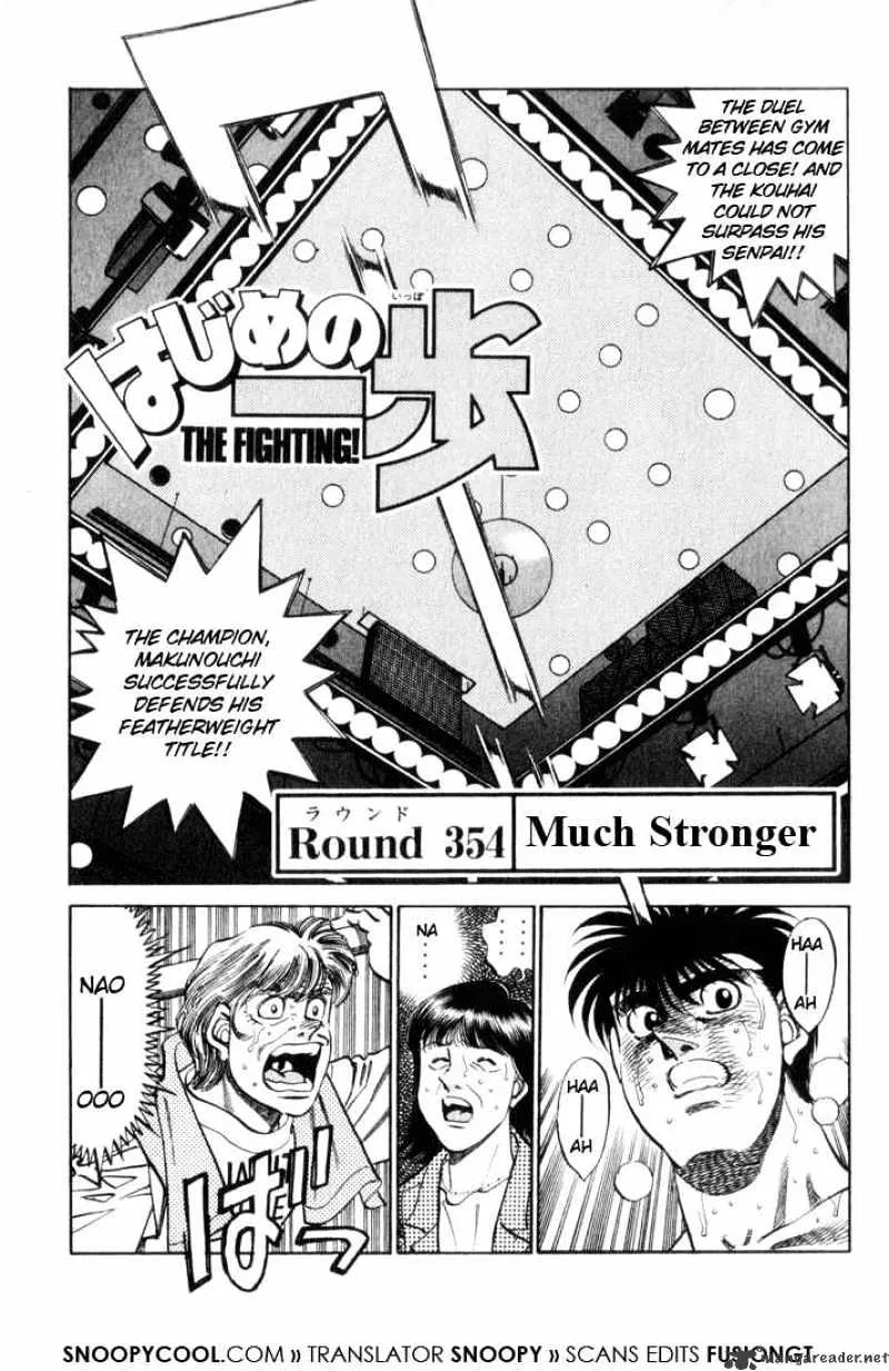 Hajime No Ippo Chapter 354 page 1 - Mangabat