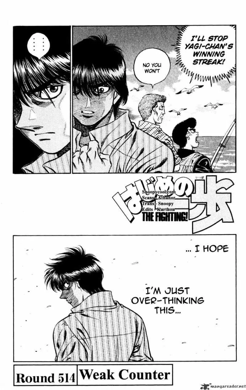 Hajime No Ippo Chapter 514 page 1 - Mangabat