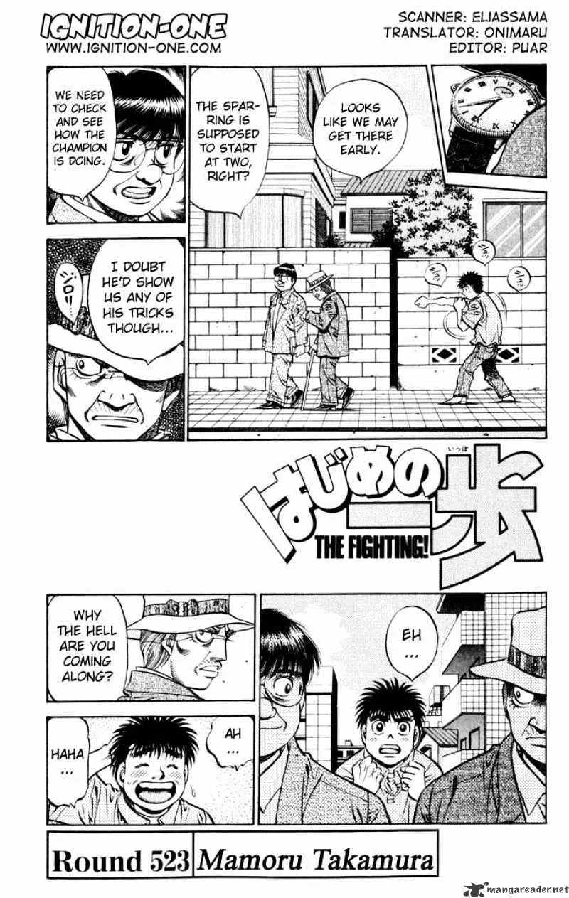 Hajime No Ippo Chapter 523 page 1 - Mangabat