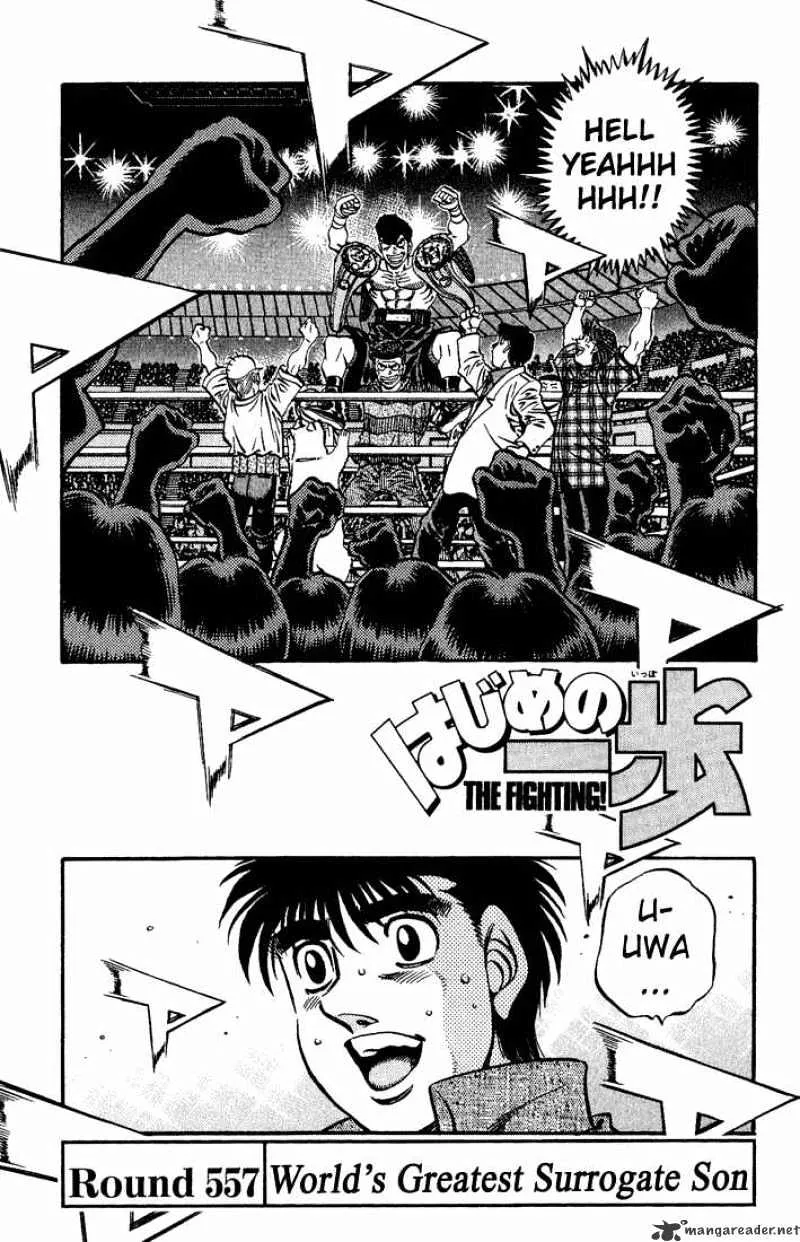 Hajime No Ippo Chapter 557 page 1 - Mangabat