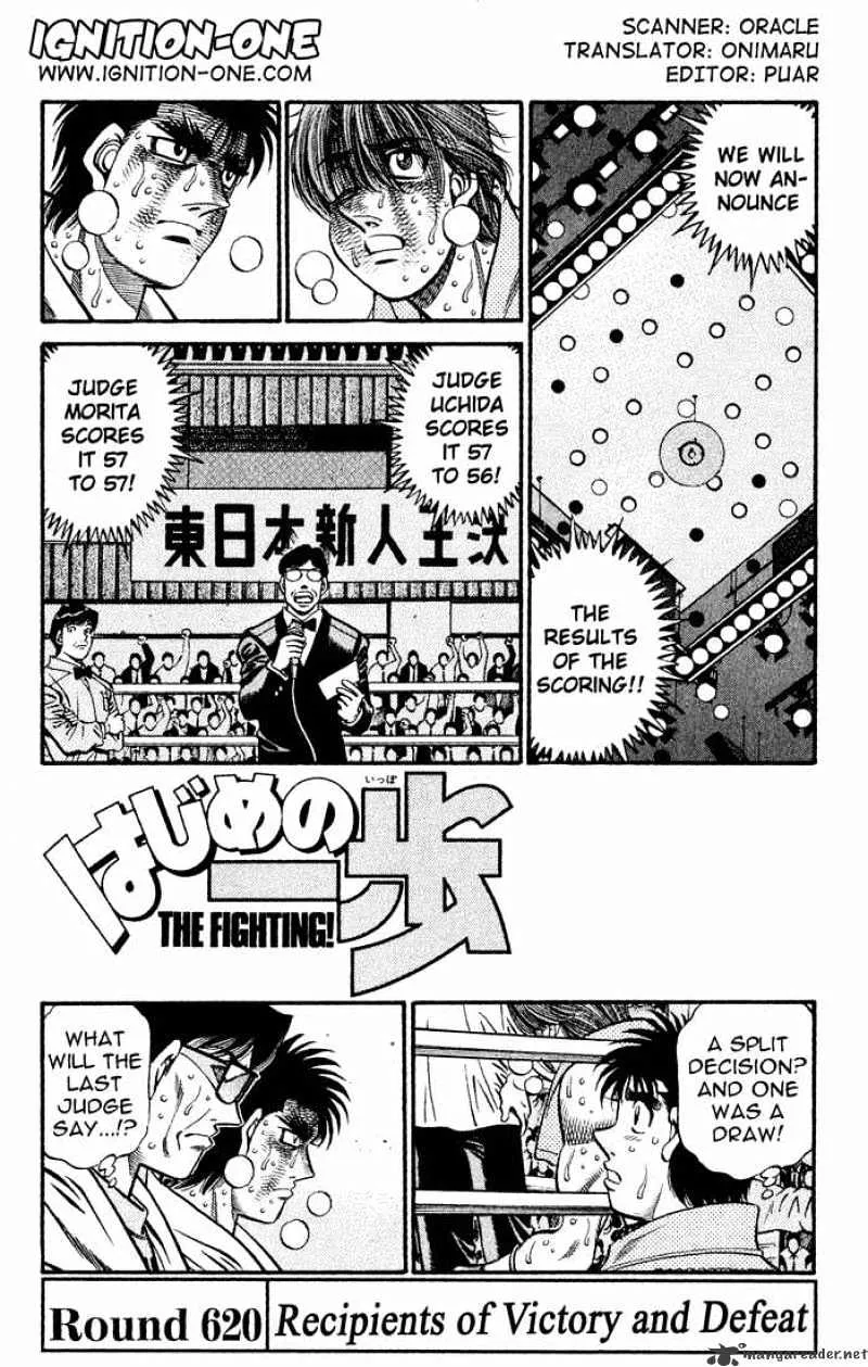 Hajime No Ippo Chapter 620 page 1 - Mangabat