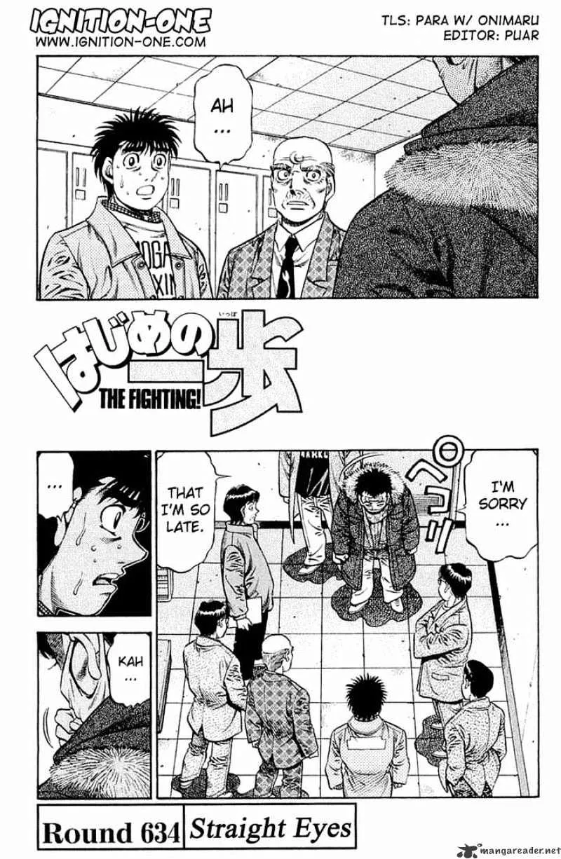 Hajime No Ippo Chapter 634 page 1 - Mangabat