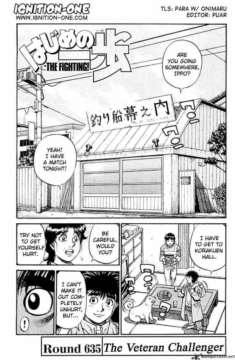 Hajime No Ippo Chapter 635 page 1 - Mangabat