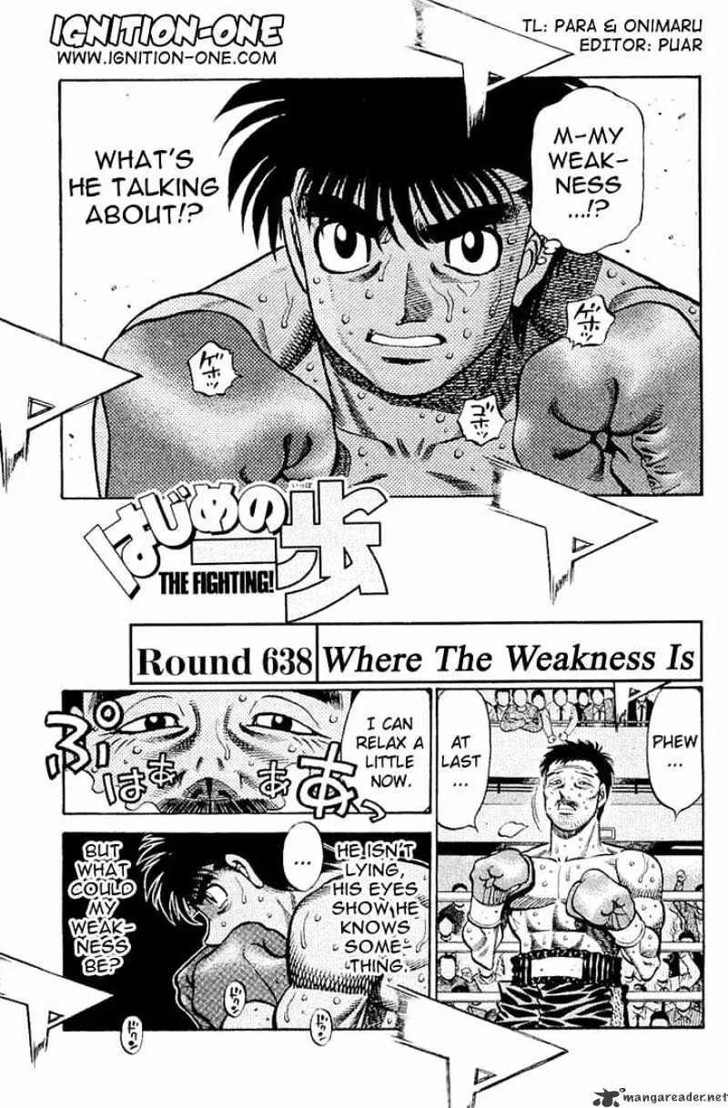 Hajime No Ippo Chapter 638 page 1 - Mangabat