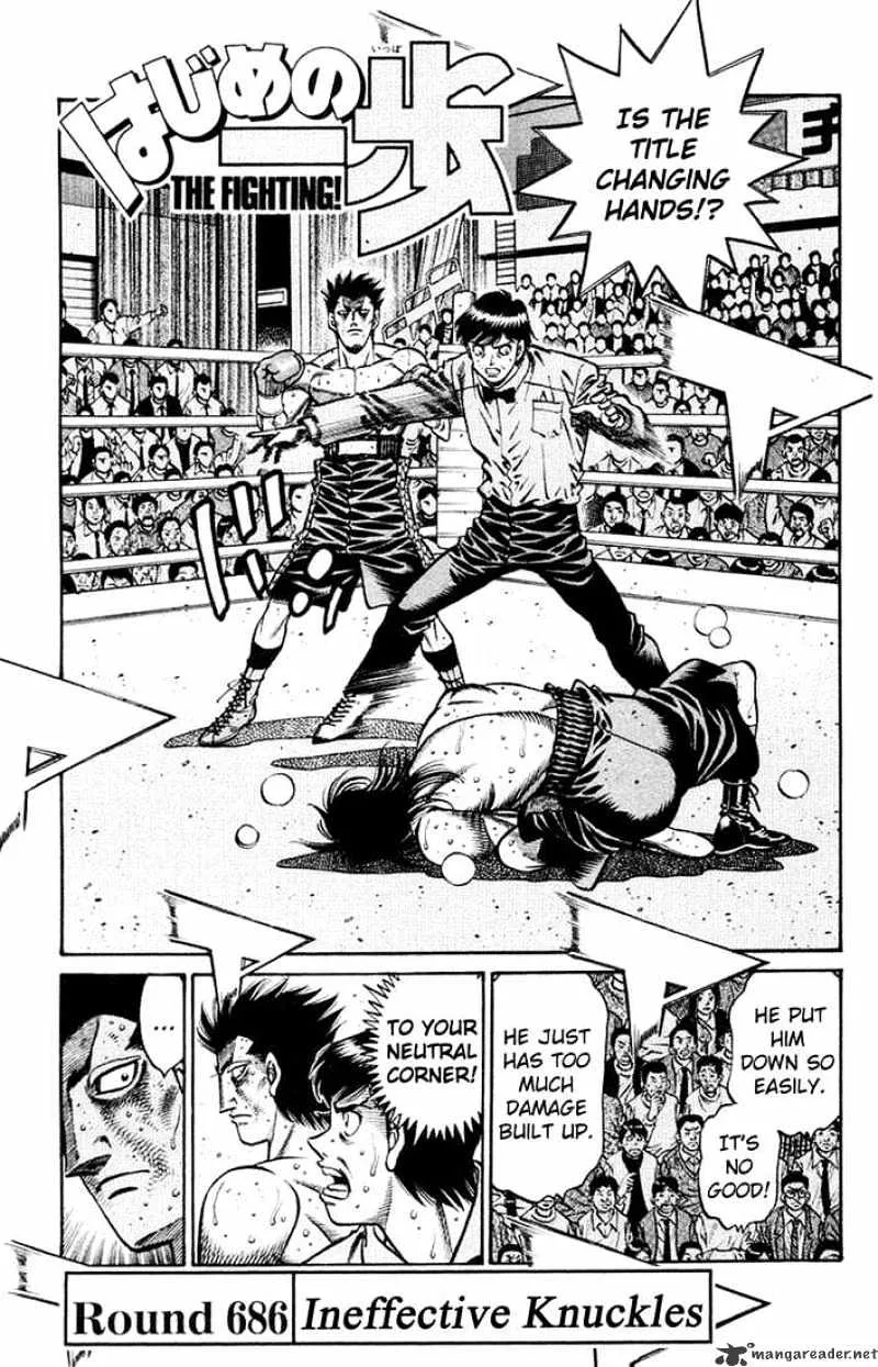 Hajime No Ippo Chapter 686 page 1 - Mangabat