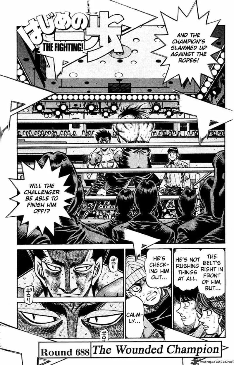 Hajime No Ippo Chapter 688 page 1 - Mangabat